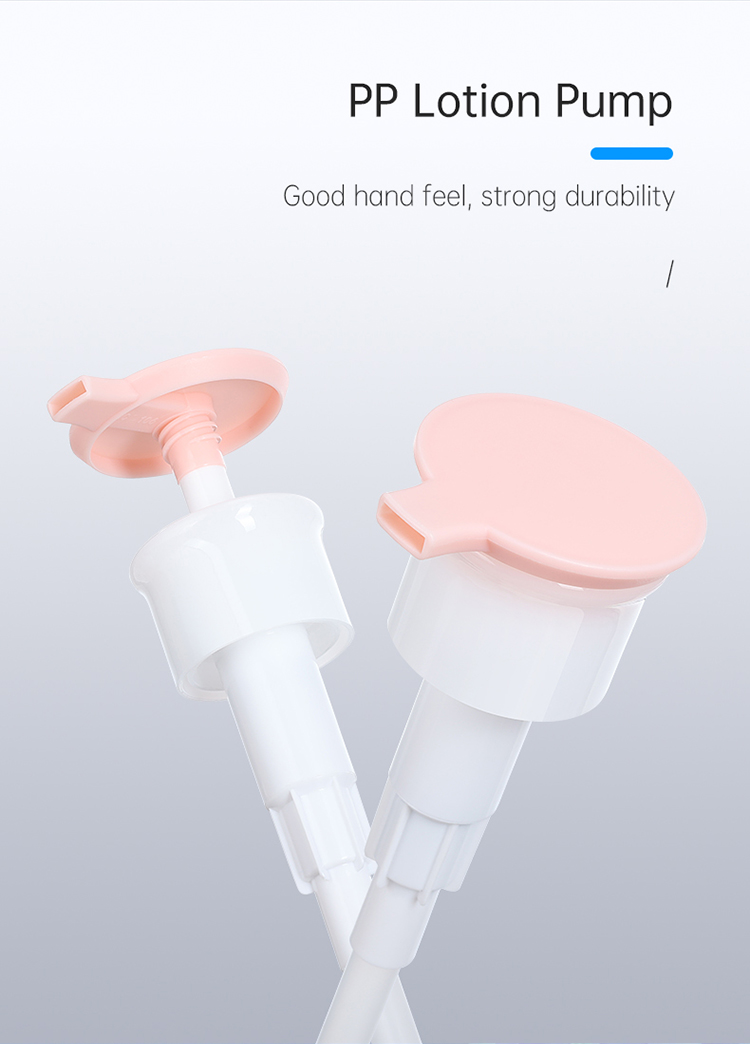 Cosmetics Round Shoulder Plastic Pump Bottle 300ml Body Lotion Bottle Toner Skin Care Cleanser Makeup Packaging Containers