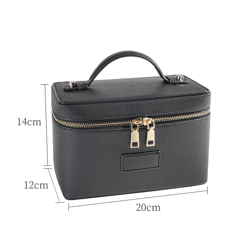 High Quality Professional Makeup Bag with Removable Organizer Insert and Elastic Brush Loops