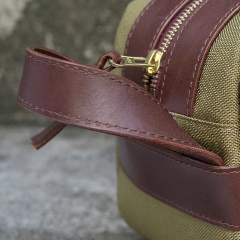 SH2634 unique Transparent Multifunctional men's Luxury Wash Toiletry genuine leather clutch bags Cotton Vanity Canvas for Women Small Men Cosmetic Bag