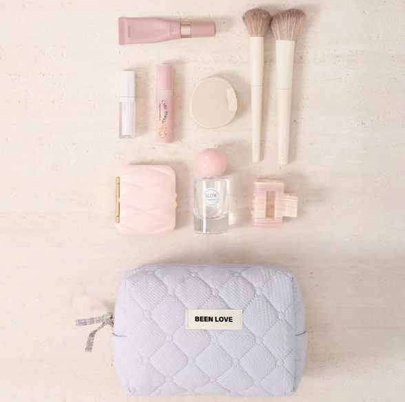 High-Appearing Fashion Women's Portable Eco-Friendly Polyester Zipper Cosmetic Bag Makeup Business Travel Waterproof Octagonal