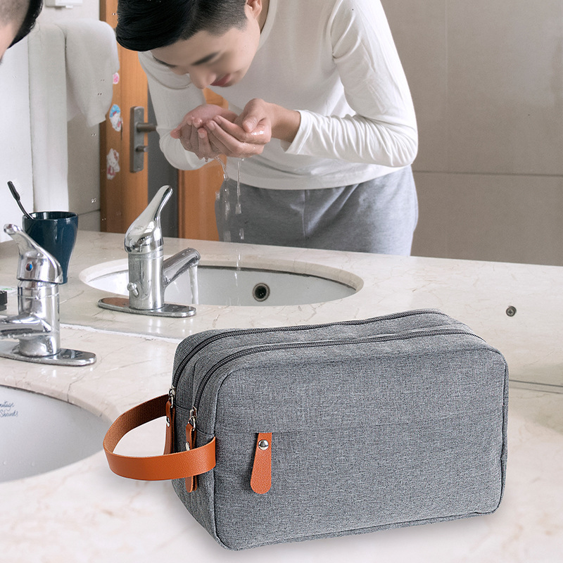 Wholesale Travel Portable Waterproof Cationic Vanity Bag Cosmetic Multifunctional Wash Bag Mens Toiletry Bag