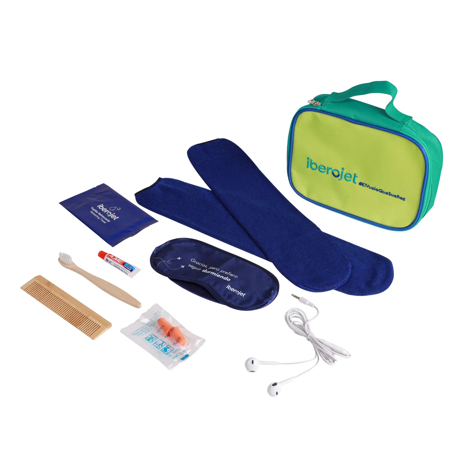 Airline Crew Laundry Shoe Headset Slipper Vanity Cosmetic Makeup Wash Toiletry Bag