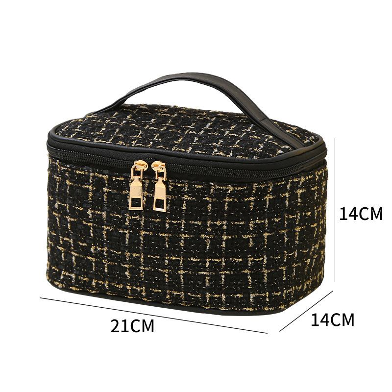 Travel Storage Bag Luxury Cosmetic Organizer Bag Fashion Makeup Bag for Women Portable Quilted Cosmetic Case