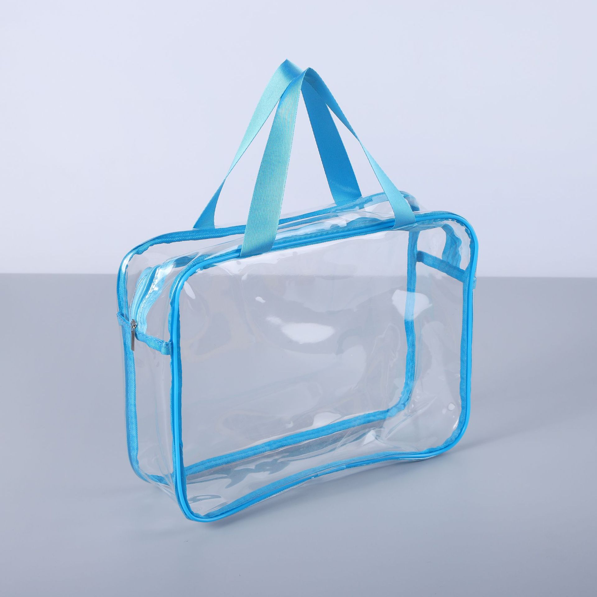 Wholesale Clear Carrying Bag Waterproof Makeup Clear Pouch Durable Pvc Travel Carry Bags Cosmetic Transparent PVC Cosmetic Bag