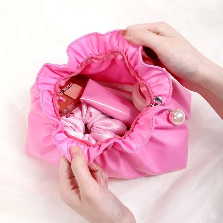 Best Sales Promotional Oem Makeup Bags Eco-Friendly Cosmetic Bags&amp;Cases Custom Logo Printing Makeup Bag Teens