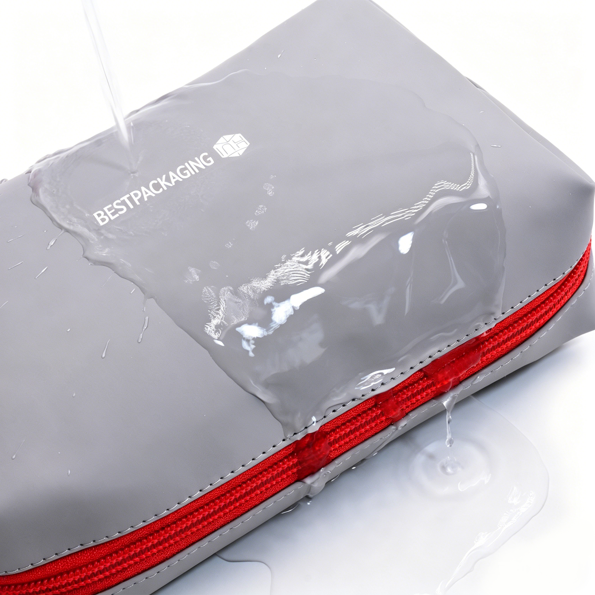 Bestpacking Private Label PU Makeup Bag Waterproof Trendy Zipper Bag Custom logo &amp; Colors Factory OEM/ODM Free Design