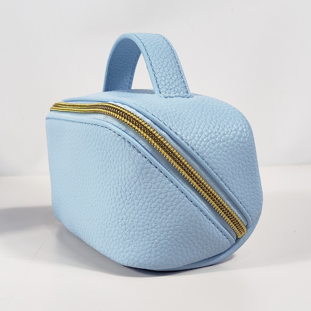 Luxury PU Fashion Makeup Bag Set with Zipper Closure