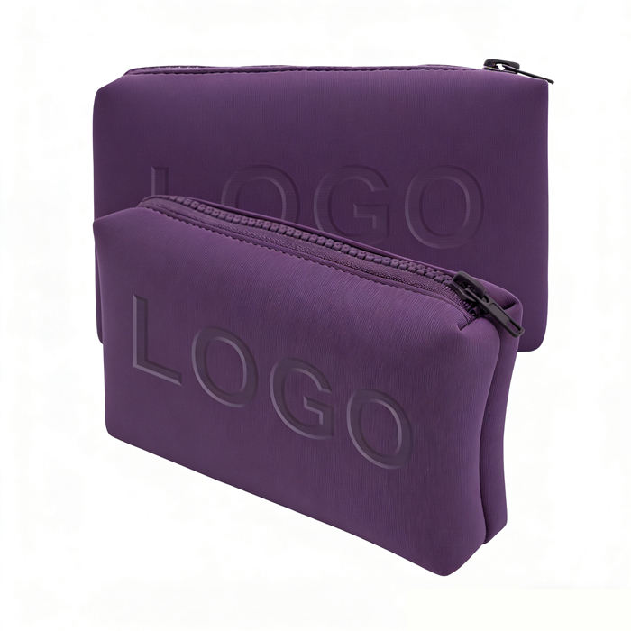 Custom Neoprene Cosmetic Bag Waterproof Travel Makeup Bag High Quality Fashion Brands Makeup Pouch