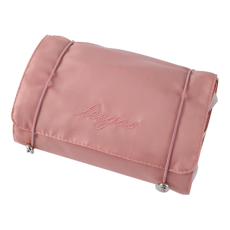 Tomic Hot-selling Convenient Portable Lightweight 4-in-1 Foldable Oxford Cloth Makeup Bag for Women Travel Toiletry Hanging
