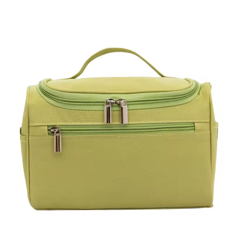 Custom Women's Travel Waterproof Cosmetic Organizer Bag Durable Hanging Hook for Toiletry Collapsible Makeup Bag