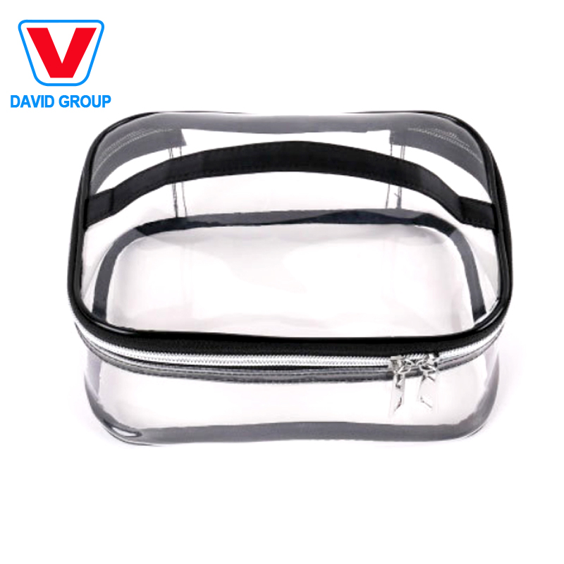Handled Ziplock Clear PVC Vanity Bag