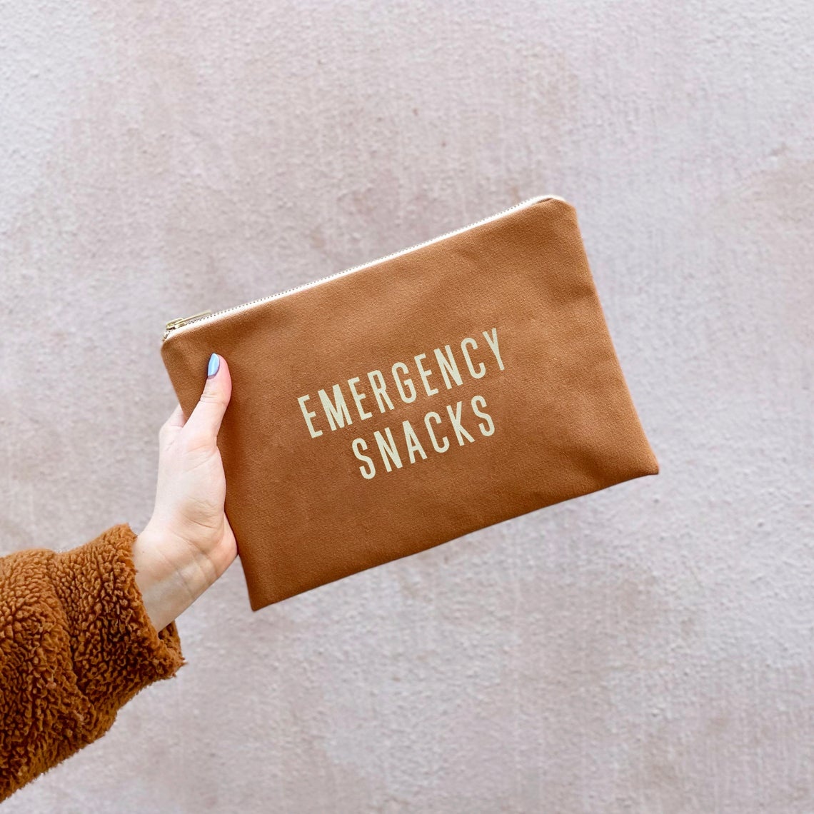 Wholesale Custom Small Blank Zipper Cotton Canvas Cosmetic Make up Bag Canvas Makeup Bag With Logo