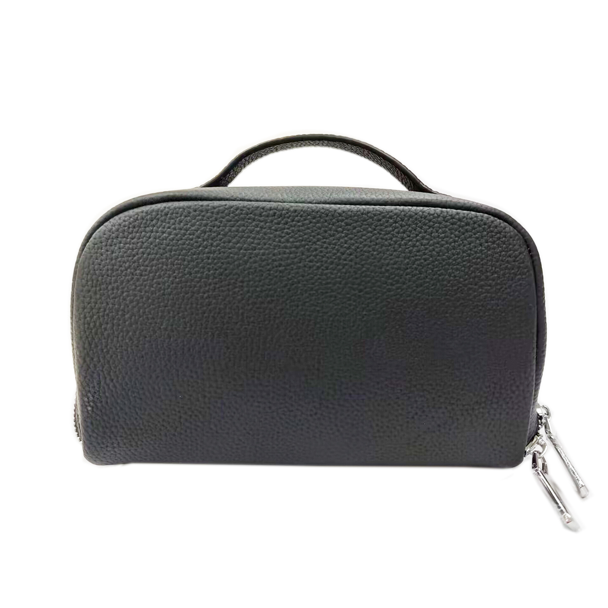Customized Logo Unisex Pu Leather Cases Cosmetic Organizer Skincare Storage Bag Makeup Toiletry Bags Zipper Closure