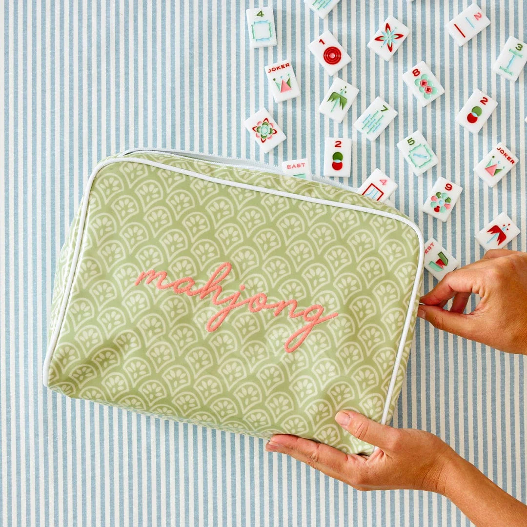Customized Fashion Pink Stripe Makeup Striped Cosmetic Pouch for Travel Large Patterned Toiletry Bag Tile Clear Coat Bag