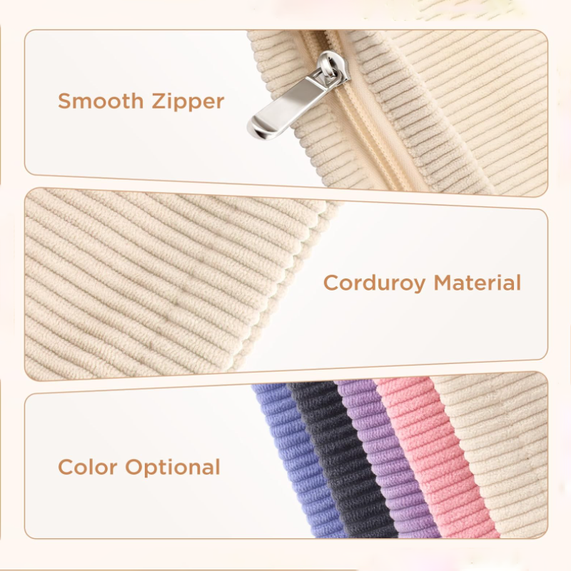 Mini Makeup Bag Color Options