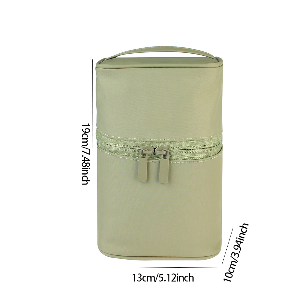 Fashionable Travel Makeup Bag, with a Zipper, Portable, Large Capacity, Can Be Used As a Makeup Bag or Storage Box.