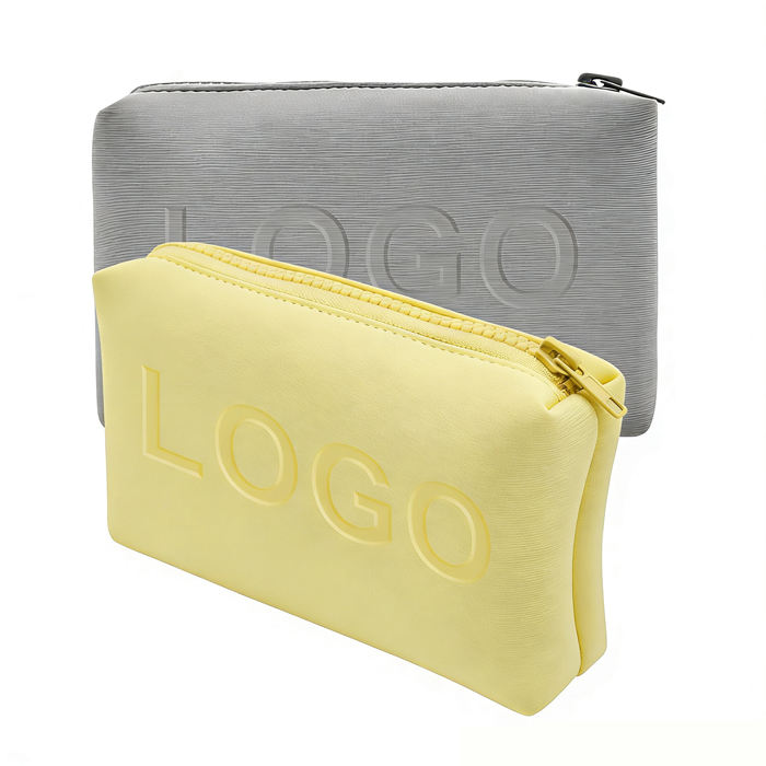 Custom Neoprene Cosmetic Bag Waterproof Travel Makeup Bag High Quality Fashion Brands Makeup Pouch