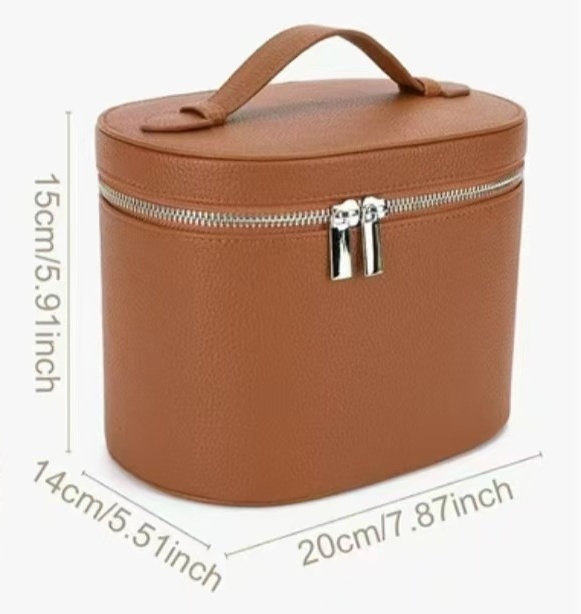 2025 New Makeup Bag Light Luxury Logo Portable Travel Toiletries Bag Multifunctional Makeup Storage Bag