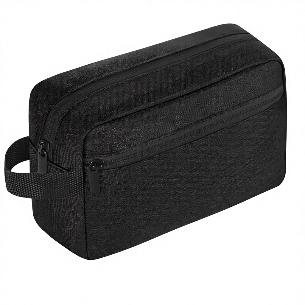 Fashion Polyester Zipper Travel Bag for Women &amp; Men with Hanging Cosmetic Storage Customizable Pattern and Side Handle