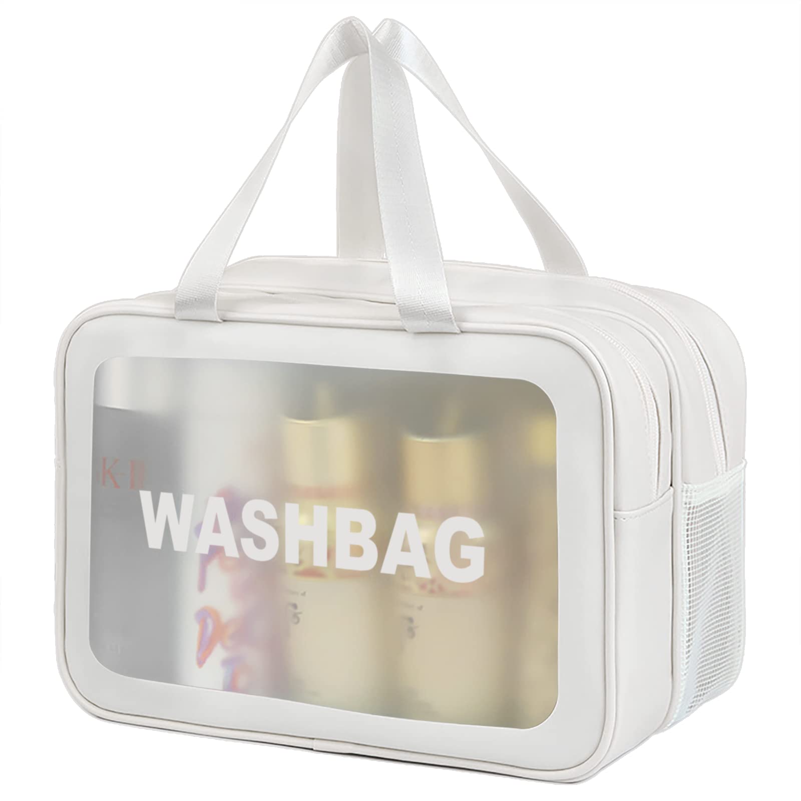 2026 Wholesale Hot Style Waterproof Large Capacity Makeup Bag Set, Travel Toiletries Storage Bag pink Cosmetic Bag for Women