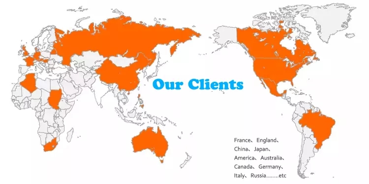 Our Clients Global Map
