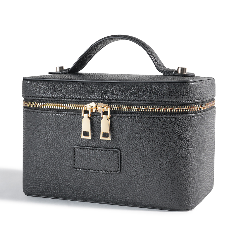 High Quality Professional Makeup Bag with Removable Organizer Insert and Elastic Brush Loops