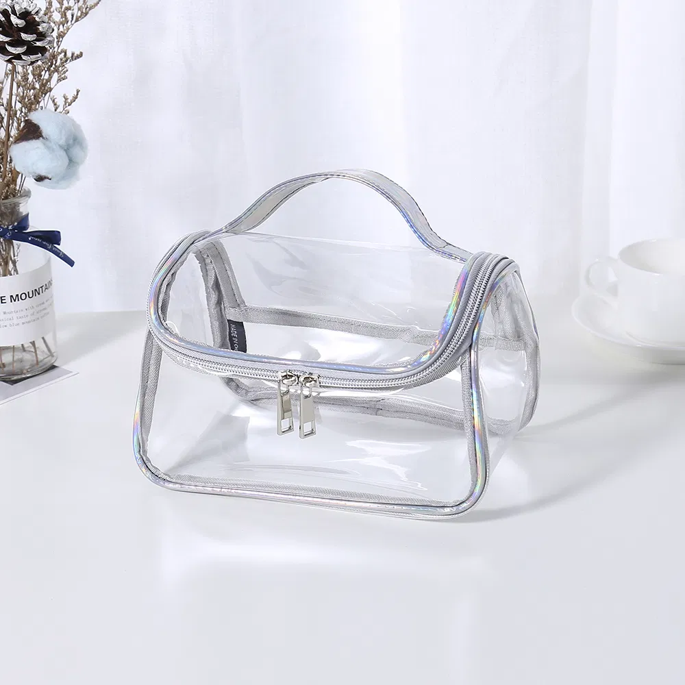 Pink Waterproof Cosmetic Bag