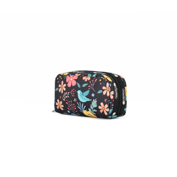 Women's Large Capacity Custom Portable Cosmetic Pouch Organizer Zipper Hanging Travel Organizer Makeup Bags Printing Clutch