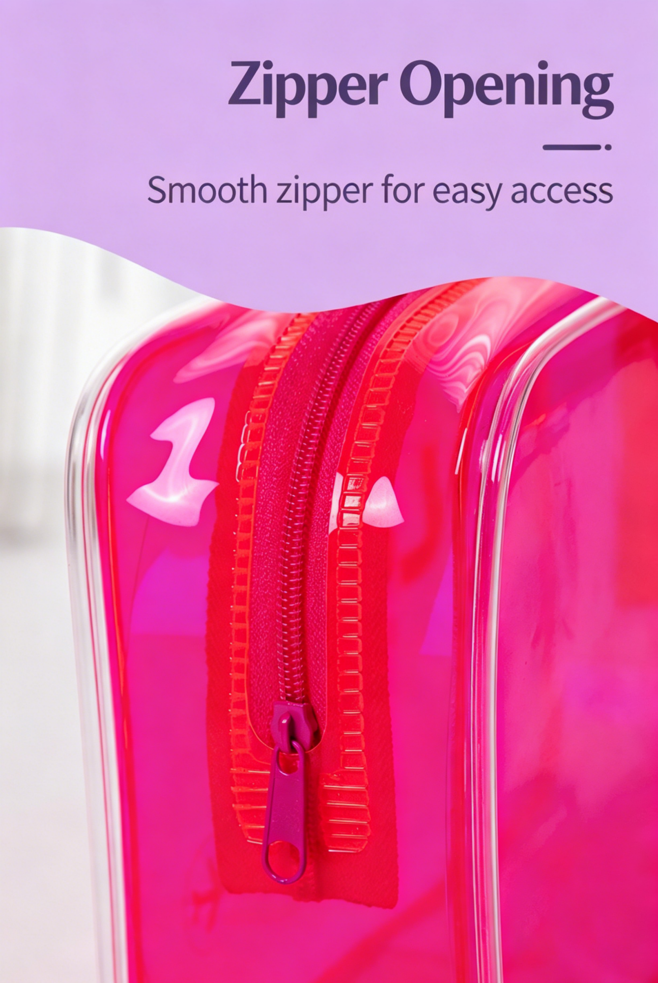 Clear Makeup Pouch Style 3