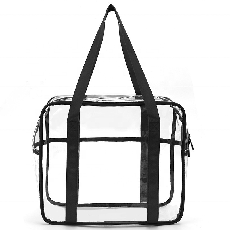 Large Travel Toiletry Bag for Women Transparent Bag Clear Cosmetic Bags With Handle Bathroom Organizer Bag