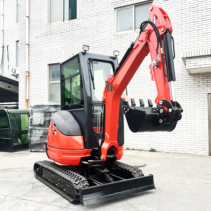 2-ton Small Excavator with Accessories EPA Certified 2000kg Mini Loader Excavator With Side Swing Arm for Farm Use
