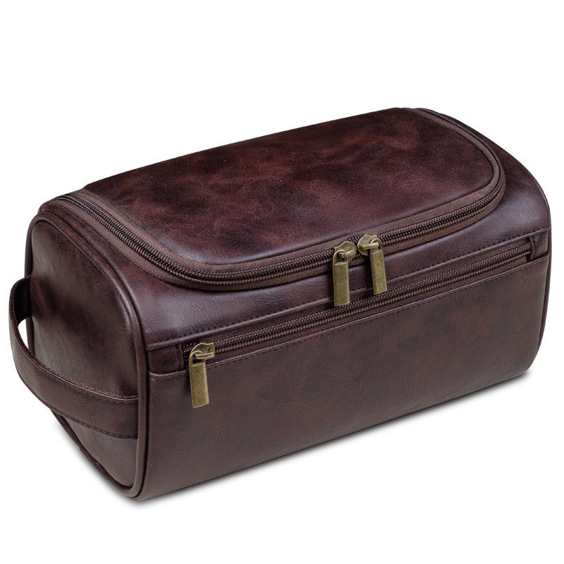 Makeup Bag Large Capacity Waterproof Storage Travel Pu Leather Toiletry Bag Multi-functional Storage Bag