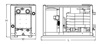 Sistema de Ar Condicionado Marinho Compacto 9000BTU para Iates