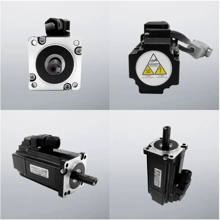 Zltech NEMA24 24V AC 200W 3000rpm 0.637n. Motor Servo Elétrico Sem Escovas com 1024 2500 Encoder de Fio para Braço Robótico