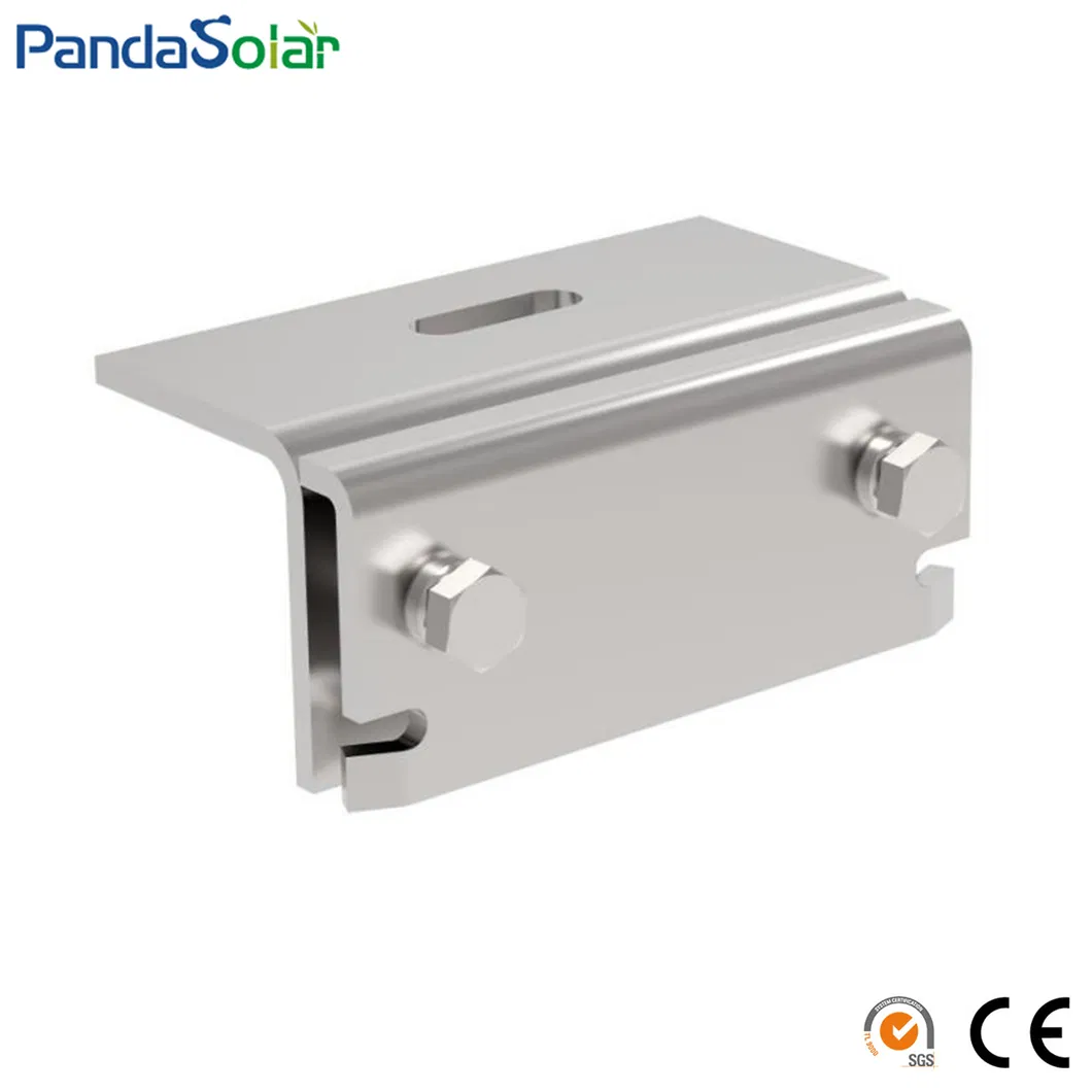 Suporte Solar para Telhado Metálico em Aço Inoxidável SUS304 Sistema de Montagem Solar Kliplok