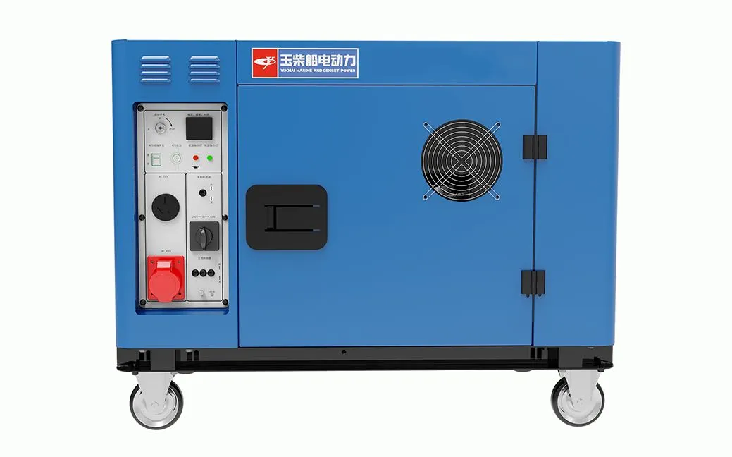 Sistema de Gerador Elétrico Compacto com Redução de Ruído para Uso Residencial