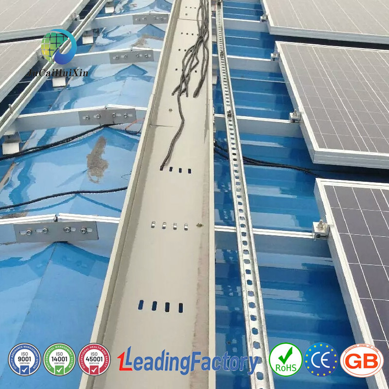 Sistema de Montagem de Trilhos para Painéis Solares Premium Jchx para Instalação Fácil