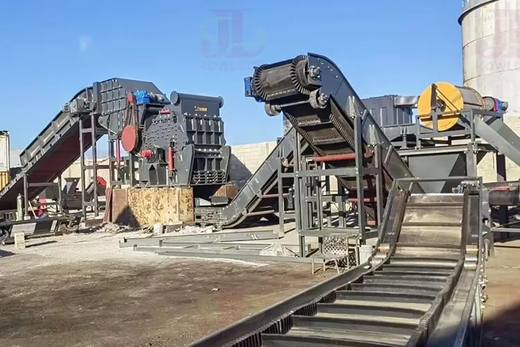 Tabela de fluxo da linha de Reciclagem de sucata de metal
