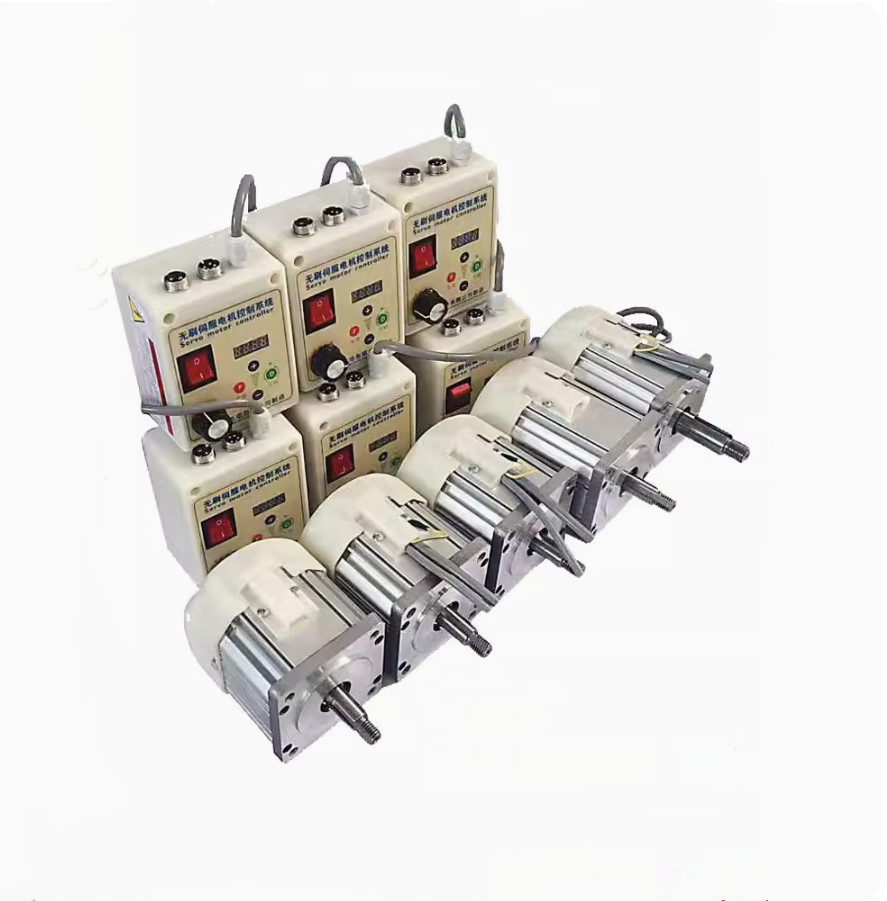 Motor Servo Sem Escovas de Ímã Permanente com Alta Potência e Alta Velocidade e Eixo Rosqueado 1100W