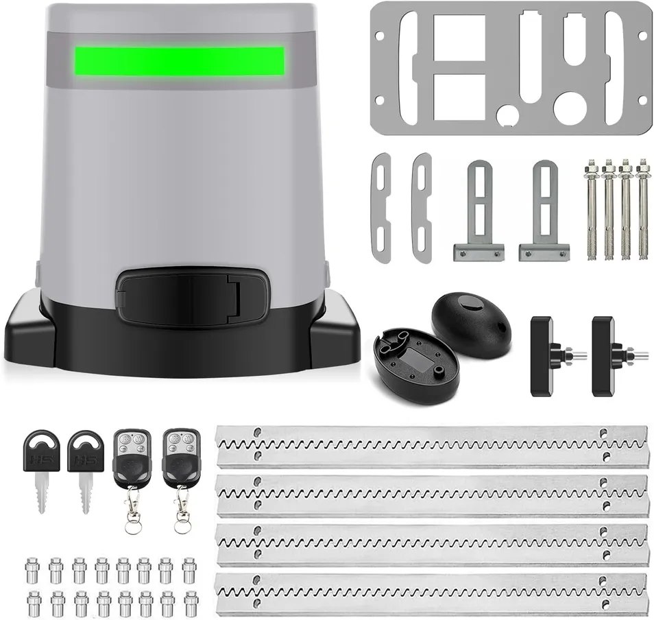 Sistema de Abertura e Fechamento Automático para Portão Solar Externo com Motor Sem Escovas DC