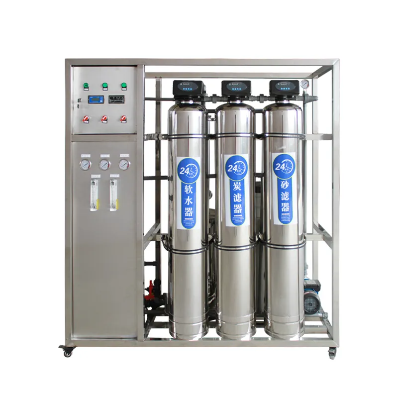 Sistema de Purificação de Água por Osmose Reversa PLC para Operação Contínua