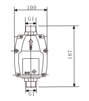 550W a 1.1kw Fechar Interruptor de Pressão Estável à Prova de Chuva para Nipple Usado em Sistema de Água