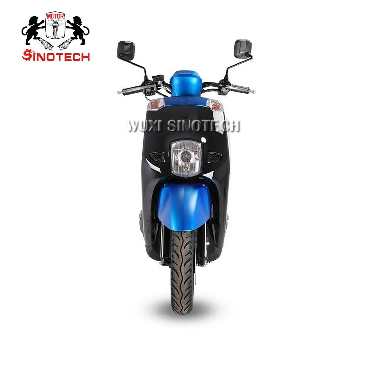 110cc Scooter a Gasolina 1 Cilindro, 4 Motor de Dois Tempos Refrigerado a Ar Sistema de Resfriamento 65kmph Sistema de Partida Elétrica+Kick Start