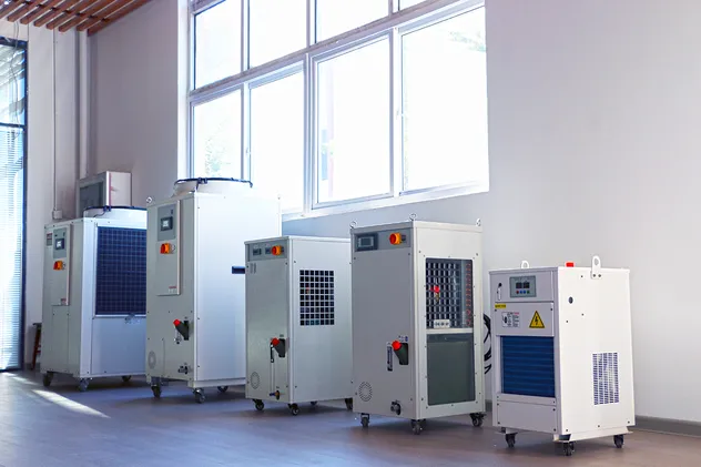 Área de controle de qualidade de equipamentos