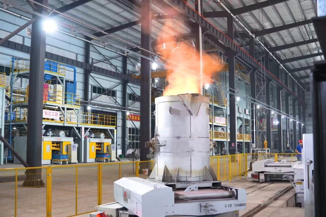 Sistema de Transferência de Ferro Fundido de Alta Eficiência e Economia de Energia