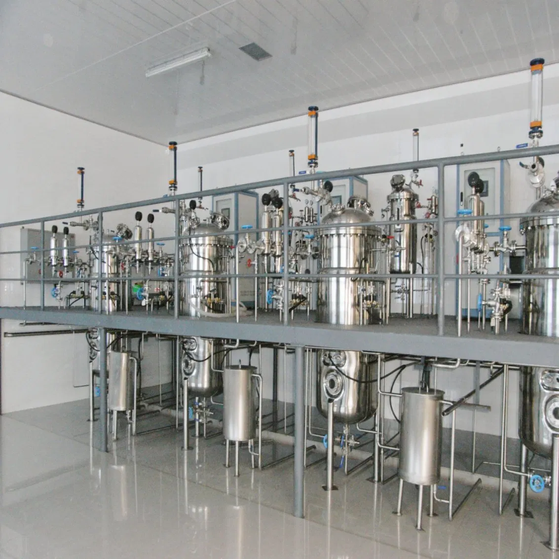 Sistema de Fermentação em Aço Inoxidável Multiestágio Usado para Probióticos, Bactérias Ácido Láctico, Escherichia Coli, Cultura de Levedura, Outras Culturas de Bactérias, Biorreator