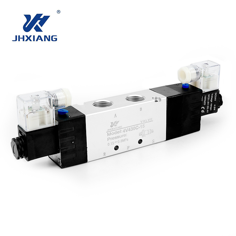 Válvula Solenoide Pneumática Componentes Pneumáticos Duráveis 4V410-15 para Controle Eficaz de Fluidos
