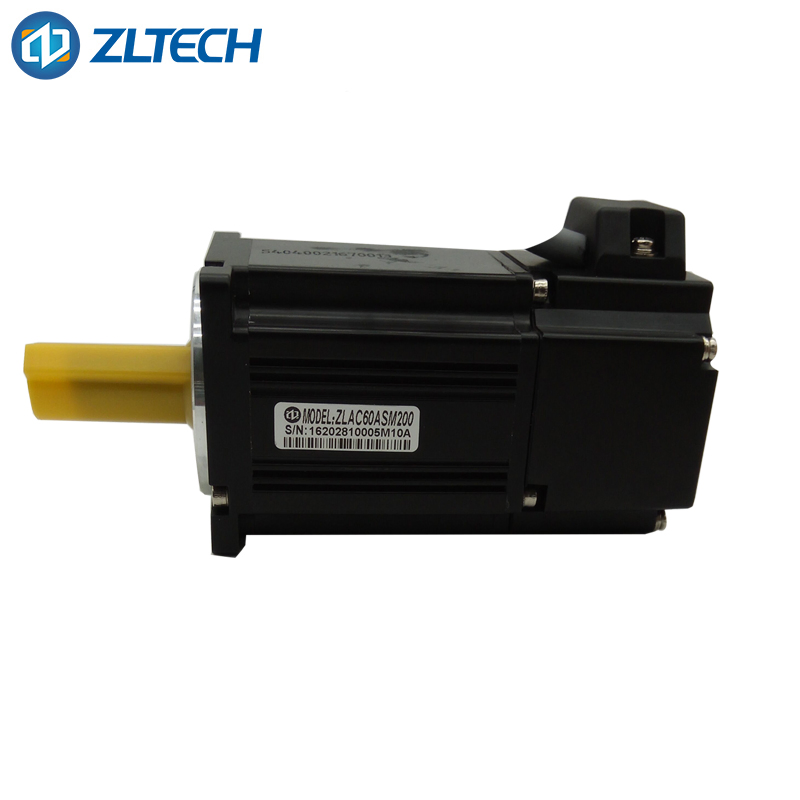 Zltech NEMA24 24V AC 200W 3000rpm 0.637n. Motor Servo Elétrico Sem Escovas com 1024 2500 Encoder de Fio para Braço Robótico