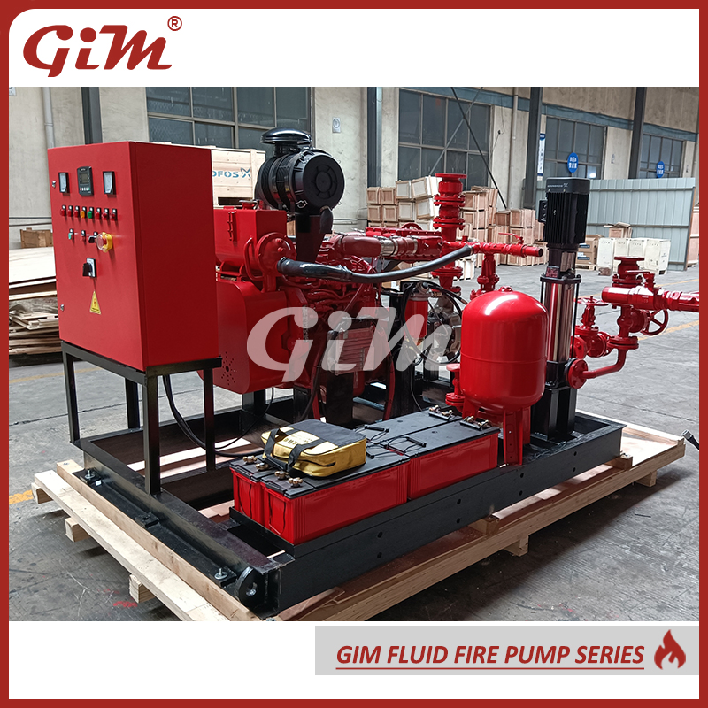 300-5000gpm Pacote Personalizável de Bomba de Incêndio Completo com Sistema de Bomba de Combate a Incêndios com Motor Diesel