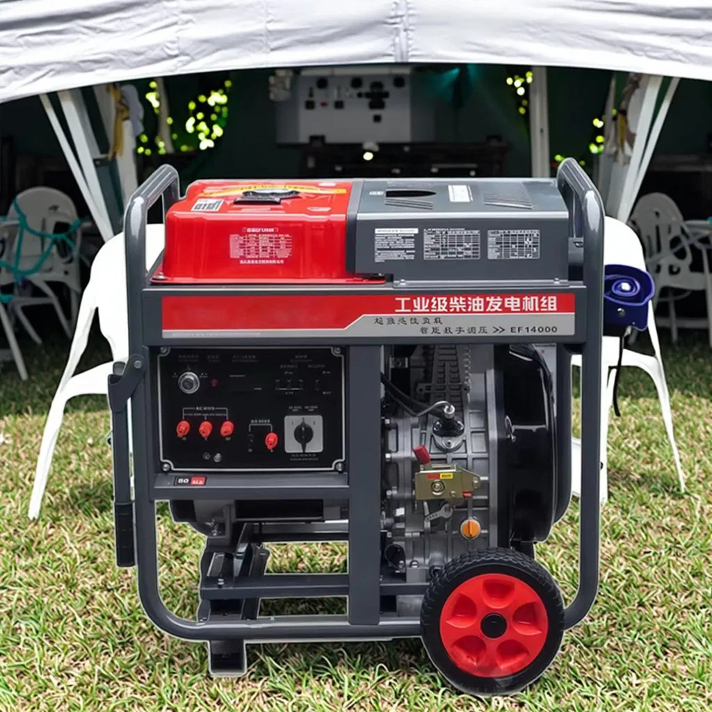 Gerador Diesel Pequeno Sistema Trifásico Kipor Porkns Power 6.5kVA 12kVA 10kw 15kVA 16kVA 20kw